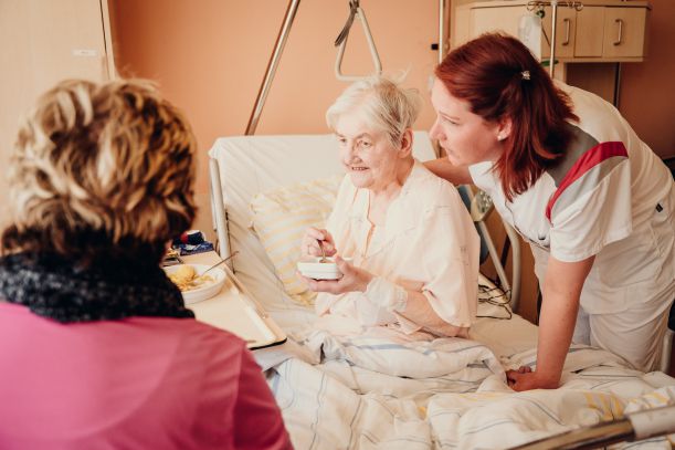 im Patientenzimmer